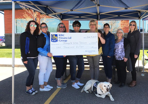 RBC Financial Group presenting Bonnyville Victim Services with a donation